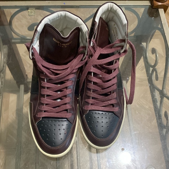 Court Classic High Top Saint Laurent Sneakers - Picture 1 of 4